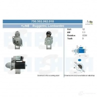 Стартер CV PSH 7F M8JNO 750502092010 291533