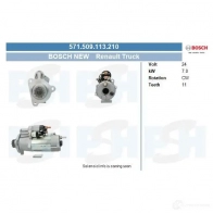 Стартер CV PSH 571509113210 V4KK 9SM 289191