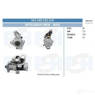 Стартер CV PSH 288791 561201113311 QADQ URX
