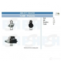 Стартер CV PSH 289195 Z YMXG 571509113380