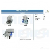 Стартер CV PSH 690552112050 B M9BS 1437369796