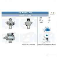 Стартер CV PSH 283121 B8K KOS 190903092050