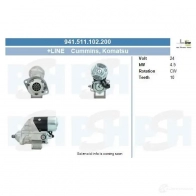 Стартер CV PSH 780001092310 176 EA 291564