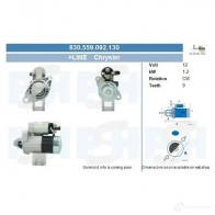 Стартер CV PSH 291798 0 FKR4QZ 811205123510