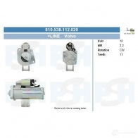 Стартер CV PSH 810538112020 291753 YF 7LR5