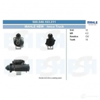 Стартер CV PSH 500549103311 YFB3 6A 286885