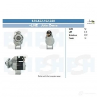Стартер CV PSH 630522102030 V Q0FU 290527
