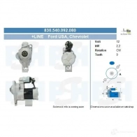 Стартер CV PSH 292200 830540092080 09O01 NX
