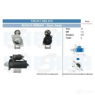 Стартер CV PSH 281539 2 84KG 150514082415