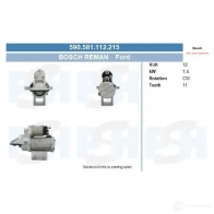 Стартер CV PSH SGA5P O 1437346602 590581112215