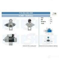 Стартер CV PSH 1 7VZ0 281500 150501102265