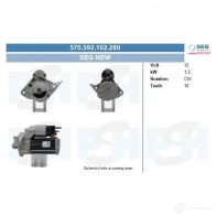 Стартер CV PSH B8H8L D 289100 570546124370