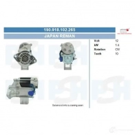Стартер CV PSH 1437315996 190918102265 Y2B2 29J