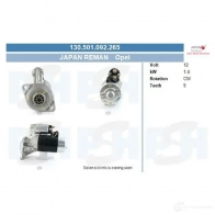 Стартер CV PSH 86 1L0 130501092265 280599