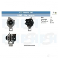 Стартер CV PSH 282288 T 030M 160561092900