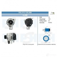 Стартер CV PSH Q CIN3 291054 661202093310