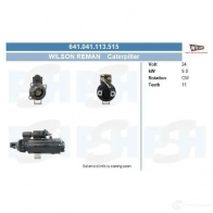 Стартер CV PSH H98 TT7 288050 551510113215