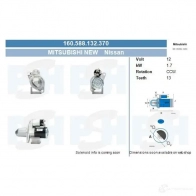 Стартер CV PSH 282909 HA FEX 190512092265