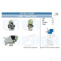 Стартер CV PSH IE SJ0L2 191501112050 101942947