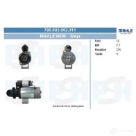 Стартер CV PSH GGL BK 288770 560005093215