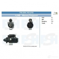 Стартер CV PSH NQLLC 3 101672775 700004103010