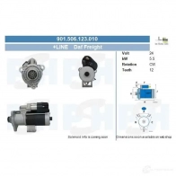 Стартер CV PSH 981502152410 293279 T6 EWP