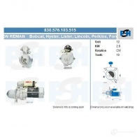 Стартер CV PSH 830576103515 T R3WRR 292261