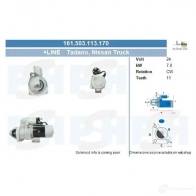 Стартер CV PSH 9L4XG 44 161503113170 1437358274