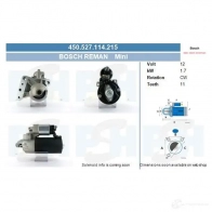 Стартер CV PSH 450527114215 L2RX8 2 286330