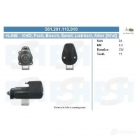 Стартер CV PSH 288789 561201113010 FT4 3N