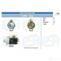 Стартер CV PSH 292105 830016092030 GG9 PHCW