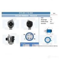 Стартер CV PSH MLC GZF8 501509103215 287006