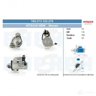 Стартер CV PSH H DTPFH 160573102270 282310