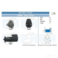 Стартер CV PSH 5TCNH MB 286949 501005113010