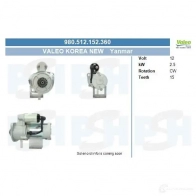 Стартер CV PSH GEB SFDH 293242 980512152360