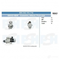 Стартер CV PSH 292736 0Z8I Z 880542103710