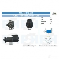 Стартер CV PSH 501201113010 C5M 67 286952