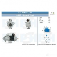 Стартер CV PSH Q 0JJM 571509113130 289190