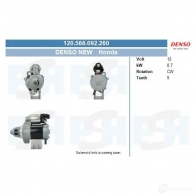 Стартер CV PSH 1206744043 120566092260 ZU B3NUY