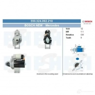 Стартер CV PSH 287776 550524092210 Q JDUF