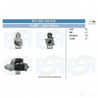 Стартер CV PSH 287864 AA6 7849 550567082410