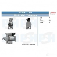 Стартер CV PSH 300934112210 28 CFM 285535