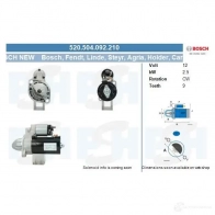 Стартер CV PSH N1EE 4 520504092210 127510571
