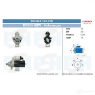 Стартер CV PSH 300547103210 285349 7RP CK3D