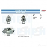 Стартер CV PSH Z Y7QJTL 551542113200 1437371572