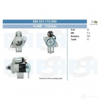 Стартер CV PSH 1206835831 980521112080 C66Y OA