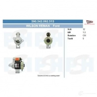 Стартер CV PSH 289974 590542092515 UNR95W J