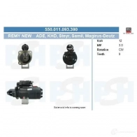 Стартер CV PSH 550011093390 X NOJD 287672