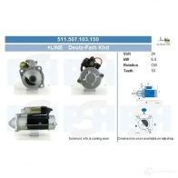 Стартер CV PSH 287543 520502092215 AW NAV