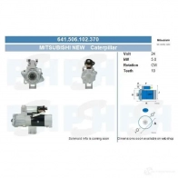Стартер CV PSH VR5767 L 641506102370 290821